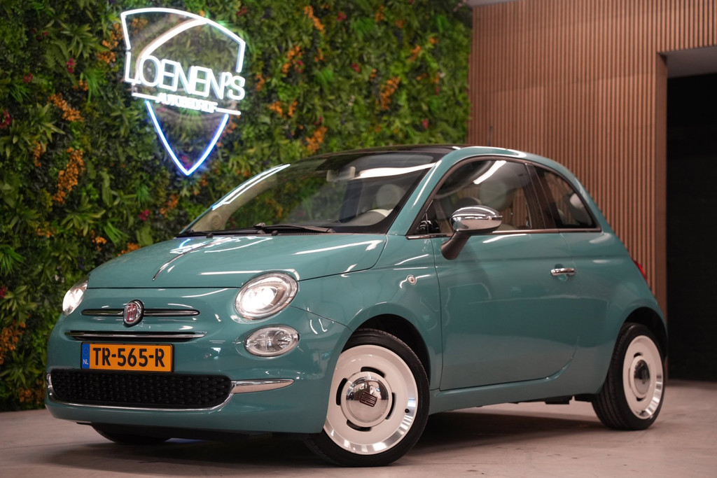 Fiat 500 0.9 TwinAir Turbo Anniversario / Panorama dak / CarPlay / Cruise Control 56240342-0.jpg | Loenen's Autobedrijf